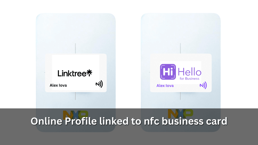 Add online profile to nfc business card - NFC Tagify