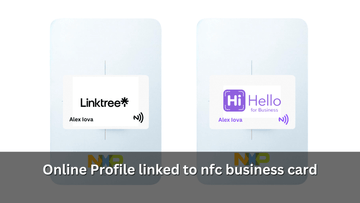 Add online profile to nfc business card - NFC Tagify