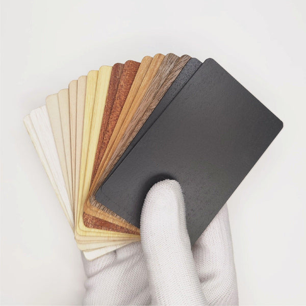 Wooden Smart NFC Card - NFC Tagify