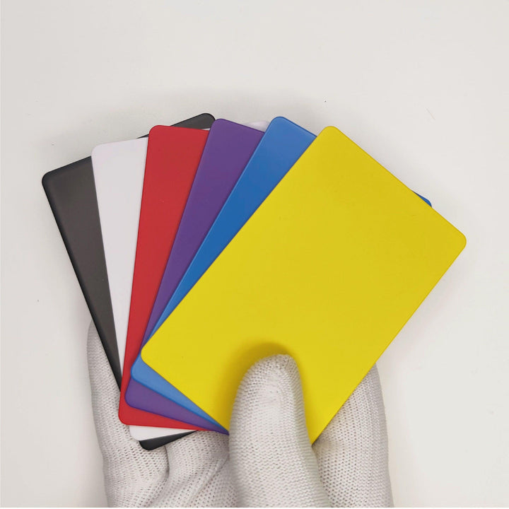 Coated Smart Metal Cards - NFC Tagify