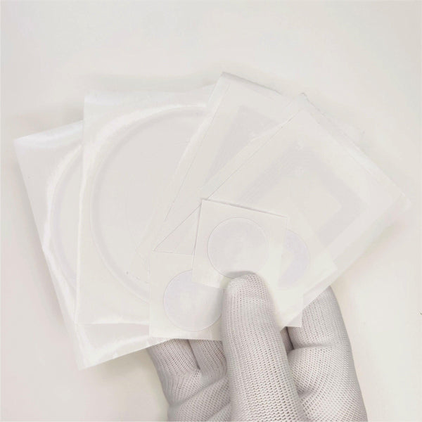 White NFC Soft Stickers - NFC Tagify