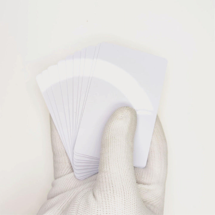White NFC PVC Card - NFC Tagify