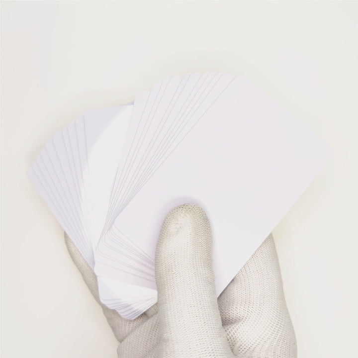 White NFC PVC Card - NFC Tagify