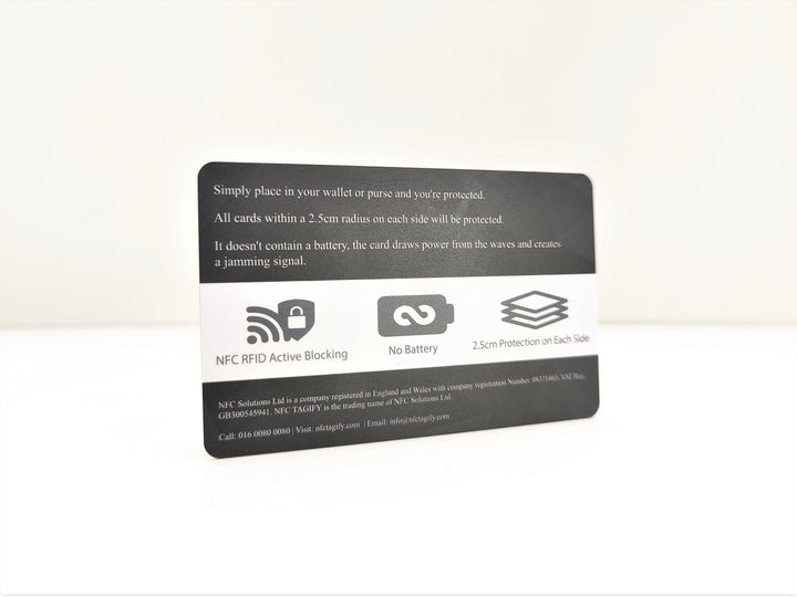 RFID / NFC Blocker Card - NFC Tagify