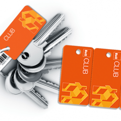 3 x Mini NFC Keyring Fob - NFC Tagify