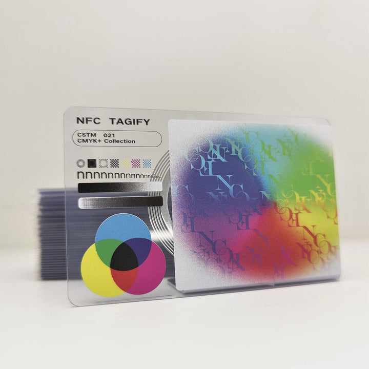 Clear PVC Digital Business Card - NFC Tagify